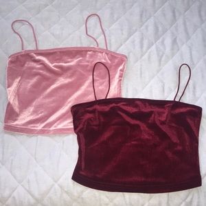 Cropped tank top set